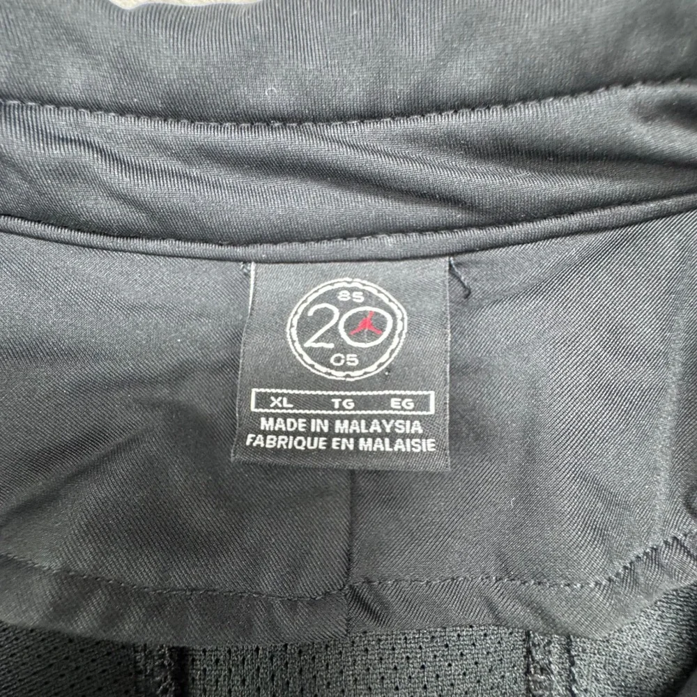 Jordan Track Jacket Full Zip Black White Trim Athletic Mens XL‎